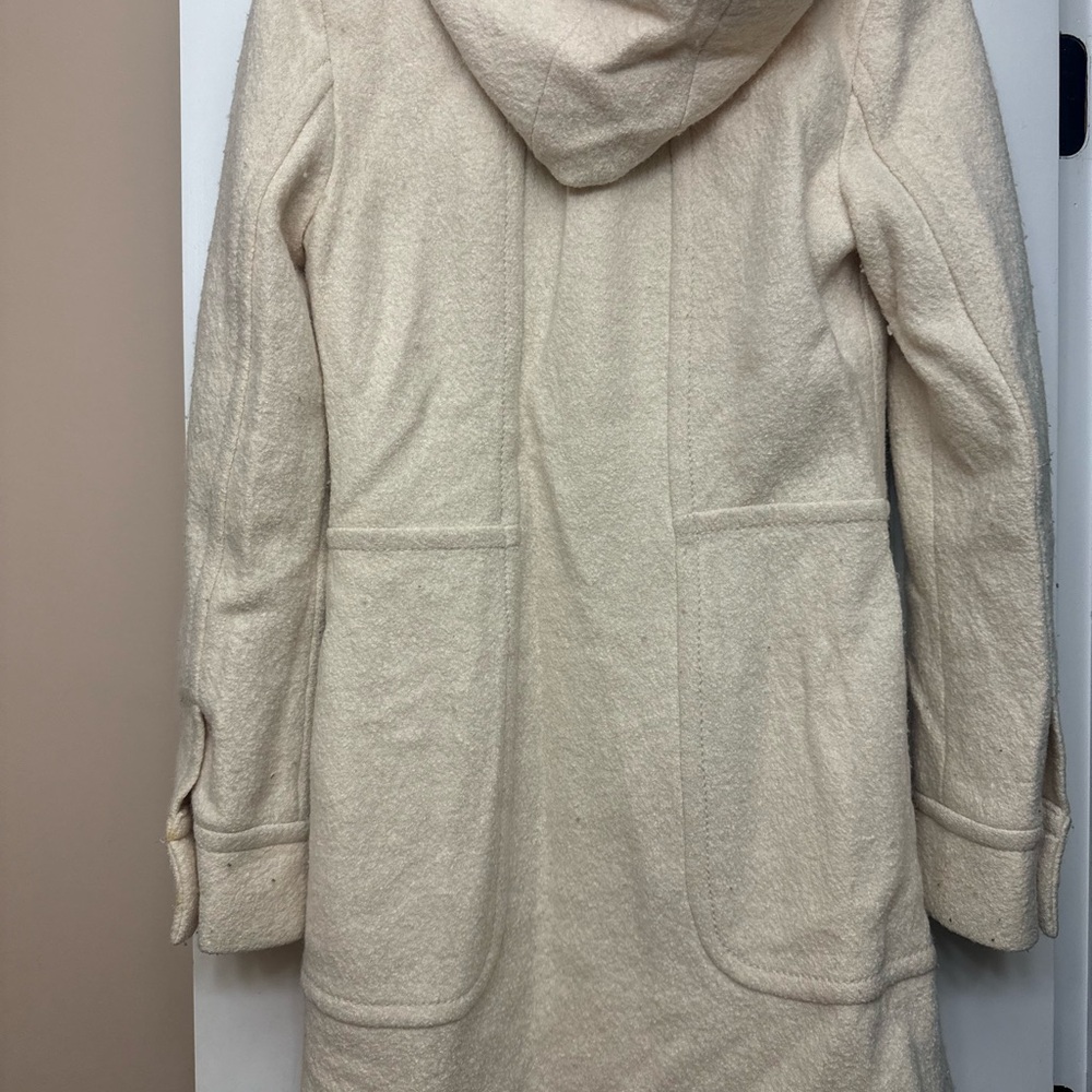 Frenchi Wool Coat with hood - Size Small - Picture 9 of 16